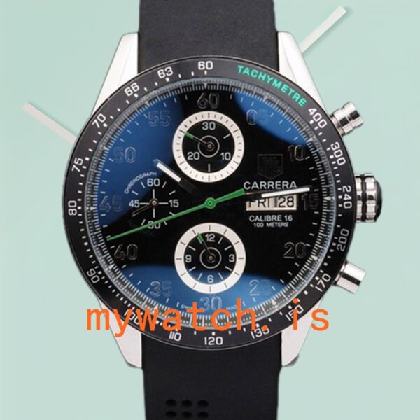 Tag Heuer Carrera 43mm Mens CarreraBKAR-001 Black Dial Stainless Steel: A Timeless Masterpiece