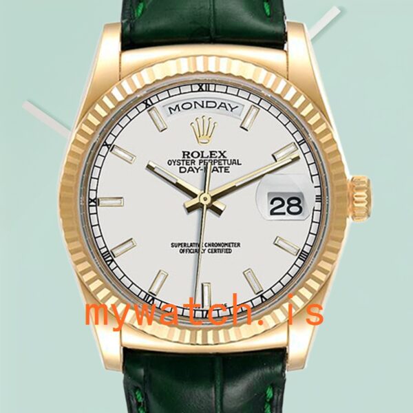 Rolex Day-Date m118138-0123 36mm Mens Stainless Steel: Genuine vs. Replica