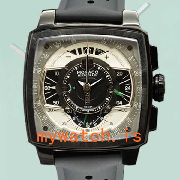 Tag Heuer Monaco 43mm Men MonacoBKAR-006 Black Dial Quartz: Genuine vs. Replica
