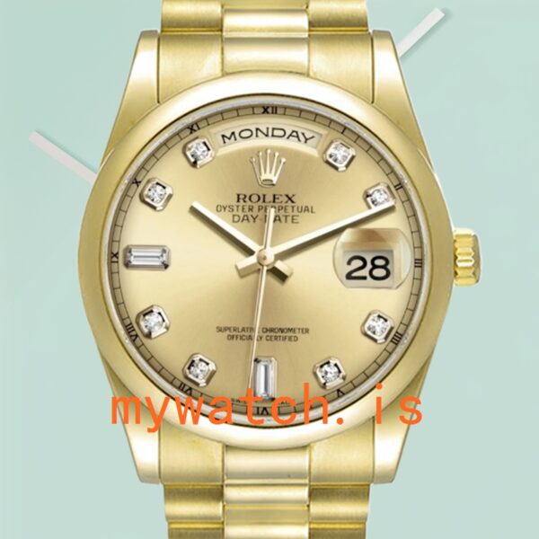 Rolex Day-Date Mens 40mm m228206-0012 Silver Dial Stainless Steel: Genuine vs. Replica Analysis