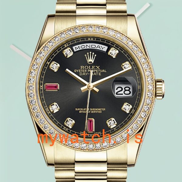Rolex Day-Date 36mm m118348-0209 Mens Gold-tone: The Epitome of Luxury and Precision