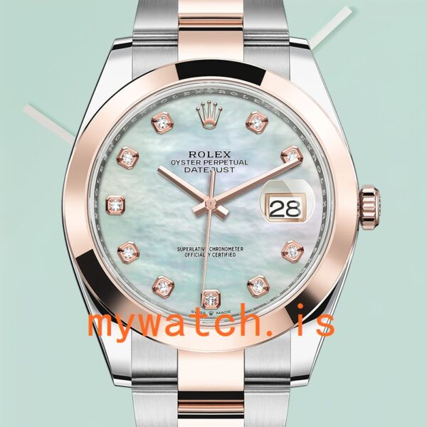 Rolex Datejust 41mm m126301-0013 Mens Stainless Steel White Mother of Pearl Dial: Genuine vs. Replica