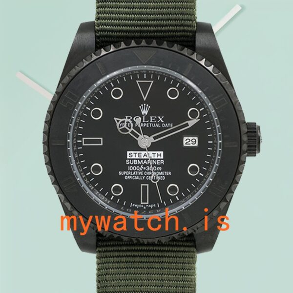 Rolex Submariner Mens 40mm Stealth Automatic Black Dial: Genuine vs. Replica Analysis