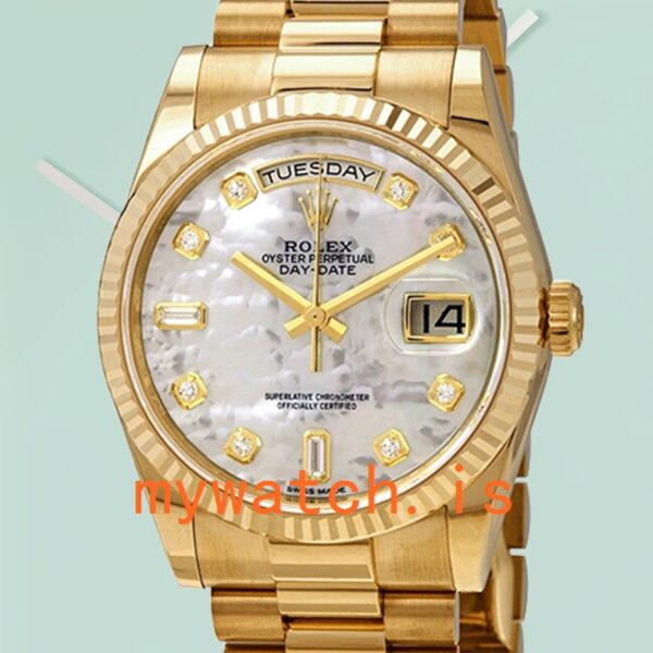 Rolex Day-Date 36mm 118238MDP: Genuine vs. Replica Analysis